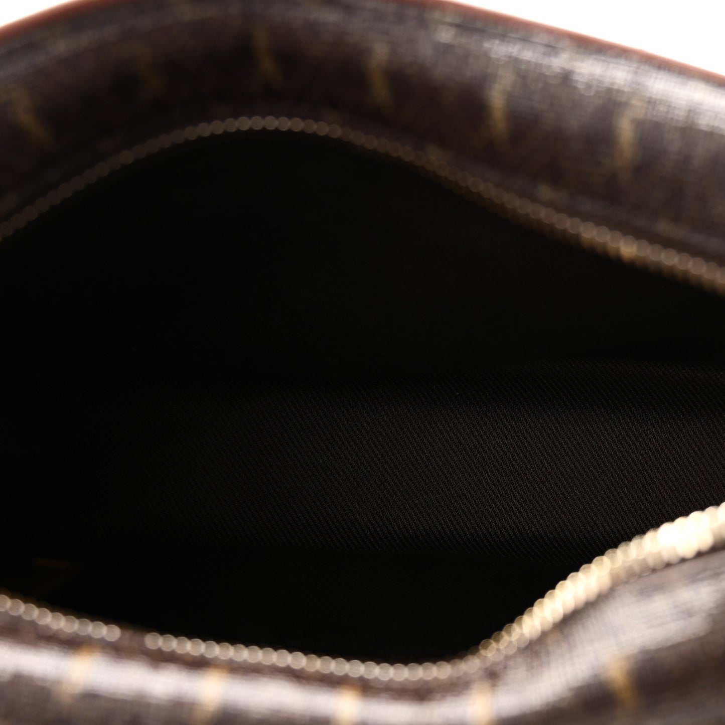Canvas Smooth Calfskin Le Monogramme Camera Bag Chestnut