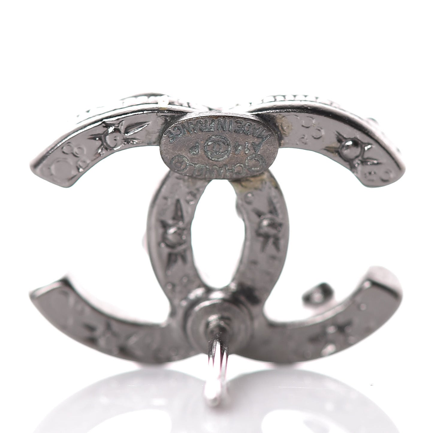 Ruthenium Crystal CC Earrings