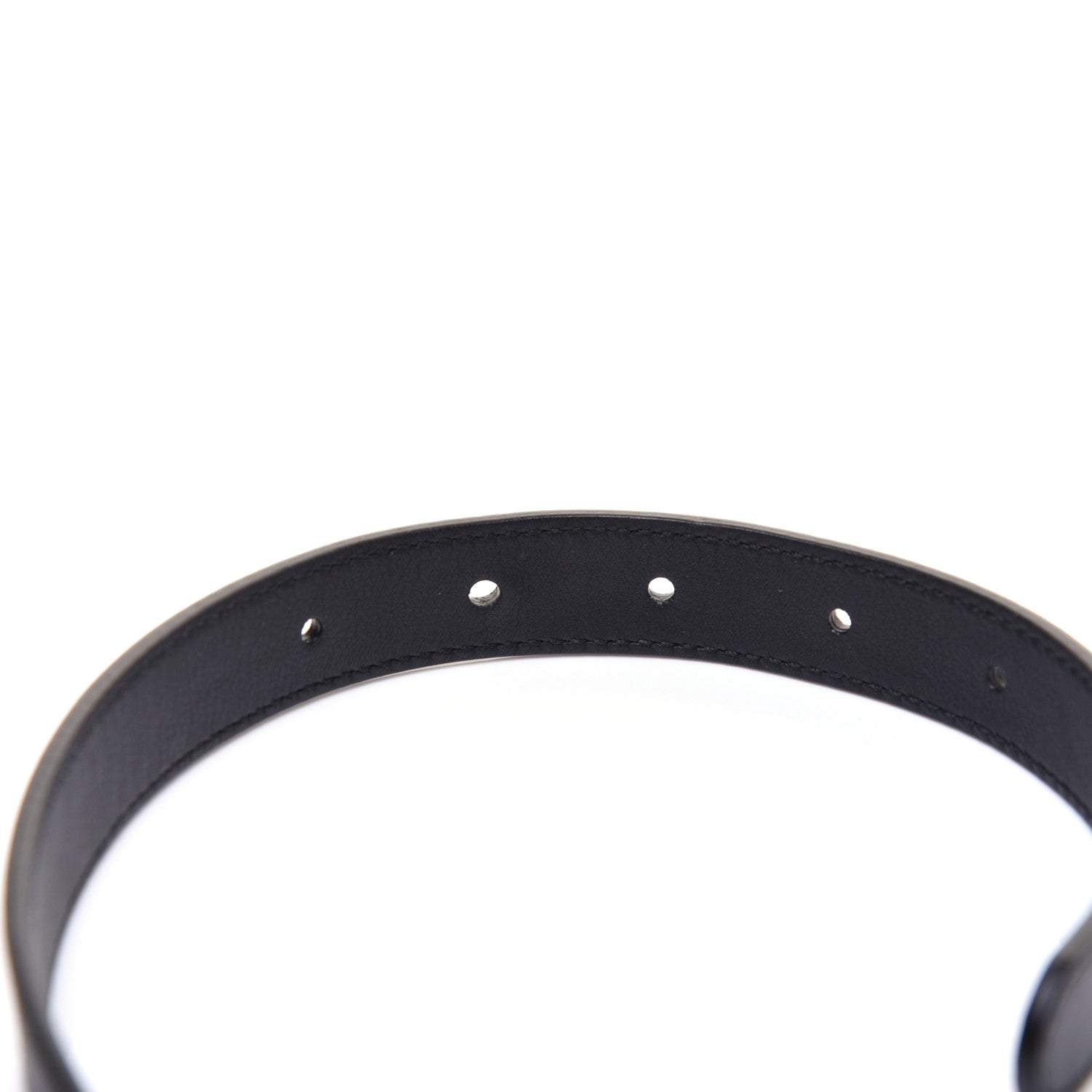 Gucci Calfskin Double G 20mm Belt 75 30 Black 5 of 8