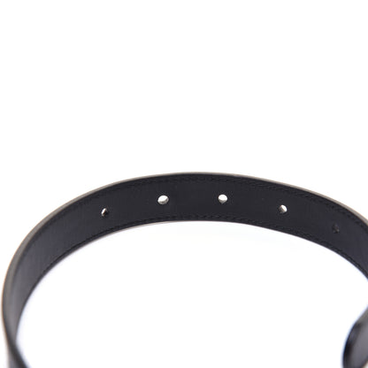 Gucci Calfskin Double G 20mm Belt 75 30 Black 5 of 8