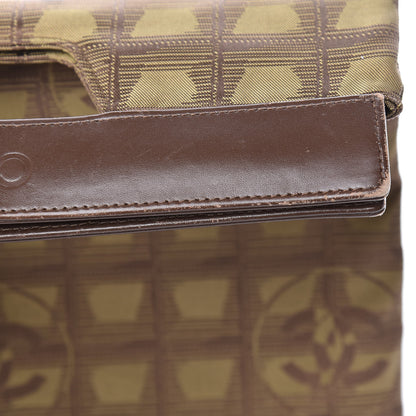 Chanel Nylon Travel Pouch Brown 13 of 18