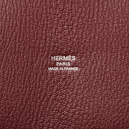 Hermes Taurillon Clemence Jypsiere 28 Rouge H 6 of 10