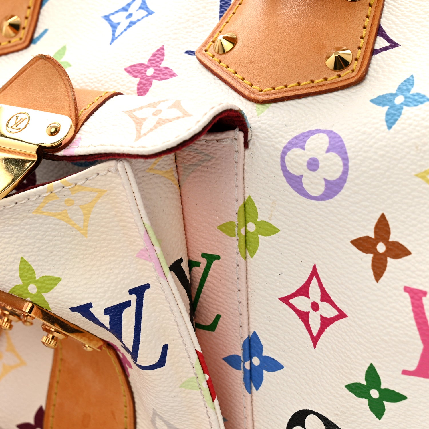 Louis Vuitton Monogram Multicolor Speedy 30 White 11 of 14