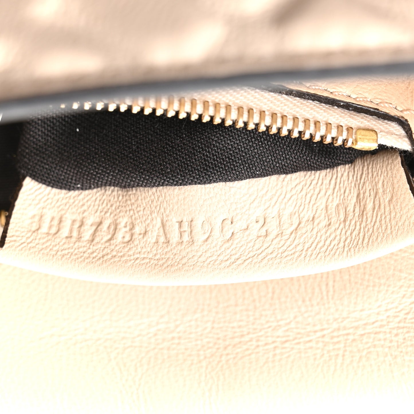 Nappa Small FF Embossed Midi Chain Baguette Camelia