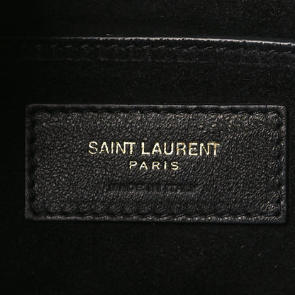 Saint Laurent Lambskin Amalia Flap Shoulder Bag Black 6 of 9