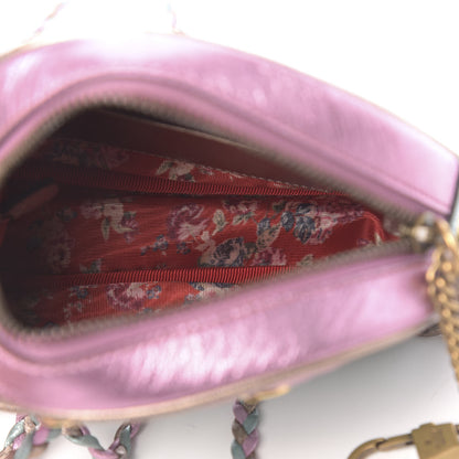 Gucci Laminated Nappa Trapuntata Mini Zumi Dome Shoulder Bag Rosa Lago Rame 5 of 11