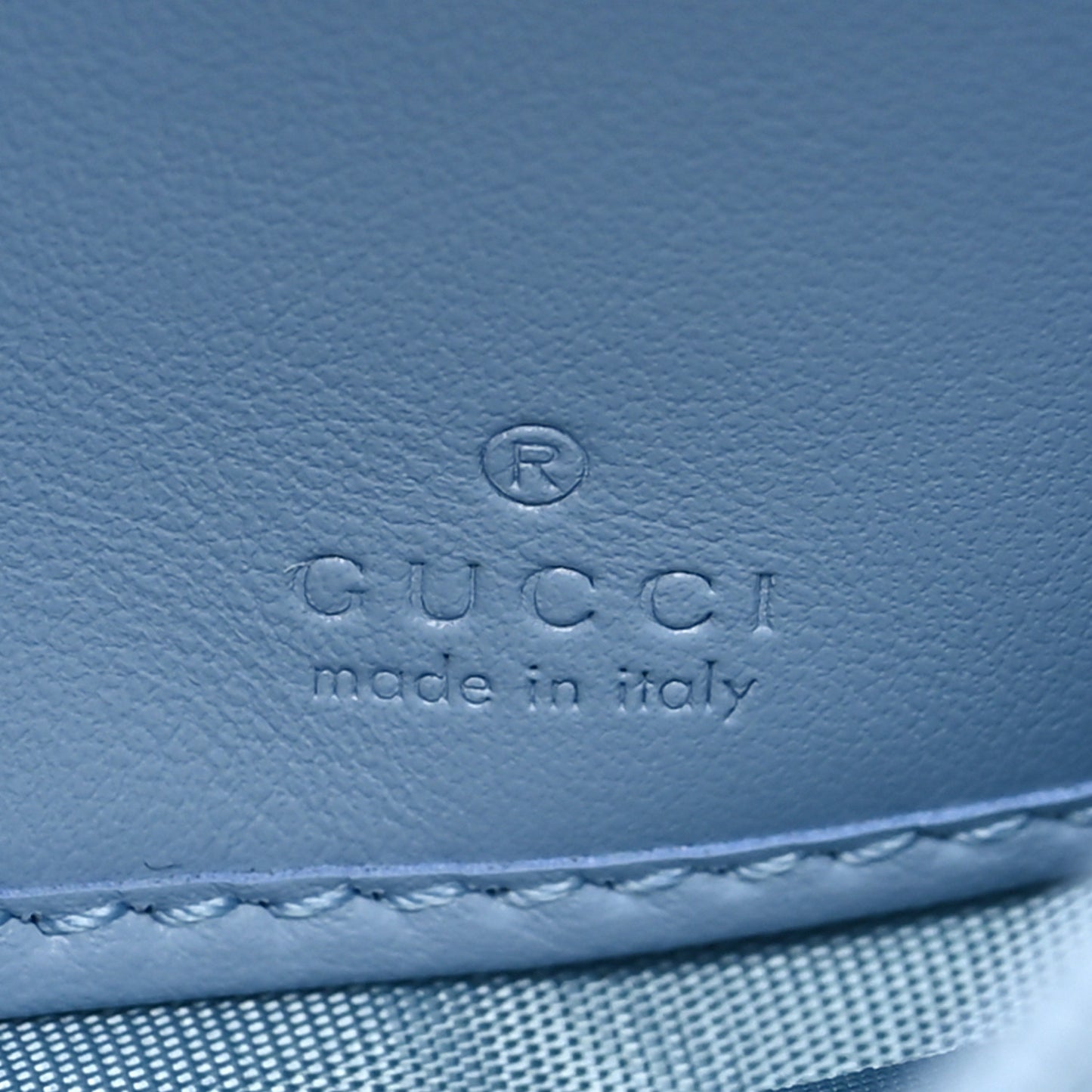 Calfskin Matelasse GG Marmont Continental Wallet Porcelain Light Blue