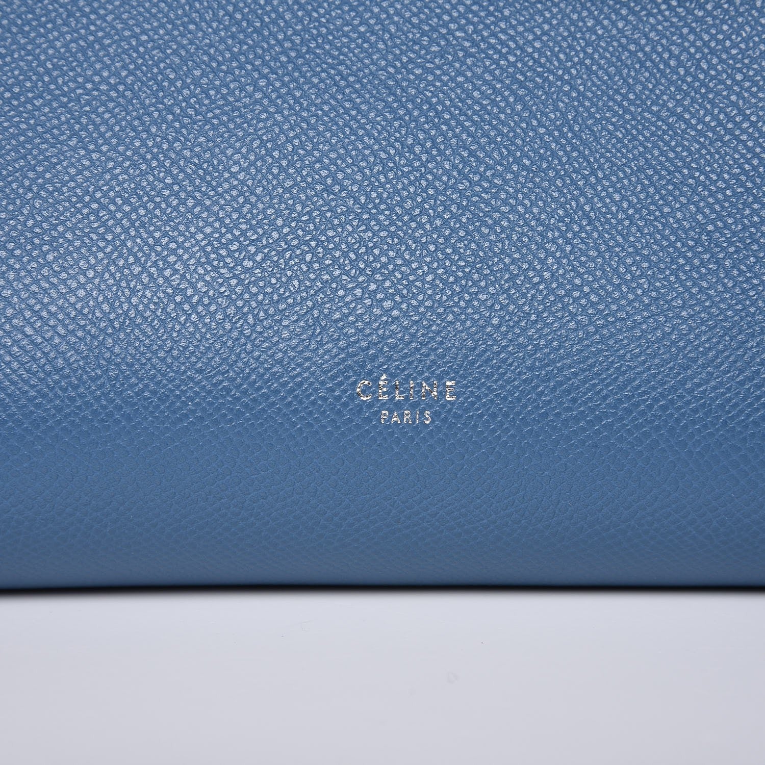 Celine Grained Calfskin Micro Belt Bag Washed Blue 6 of 8