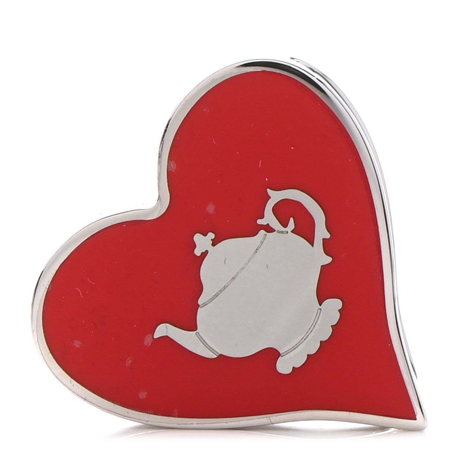 Hermes Palladium Tea Time Twilly Ring Rouge 1 of 4
