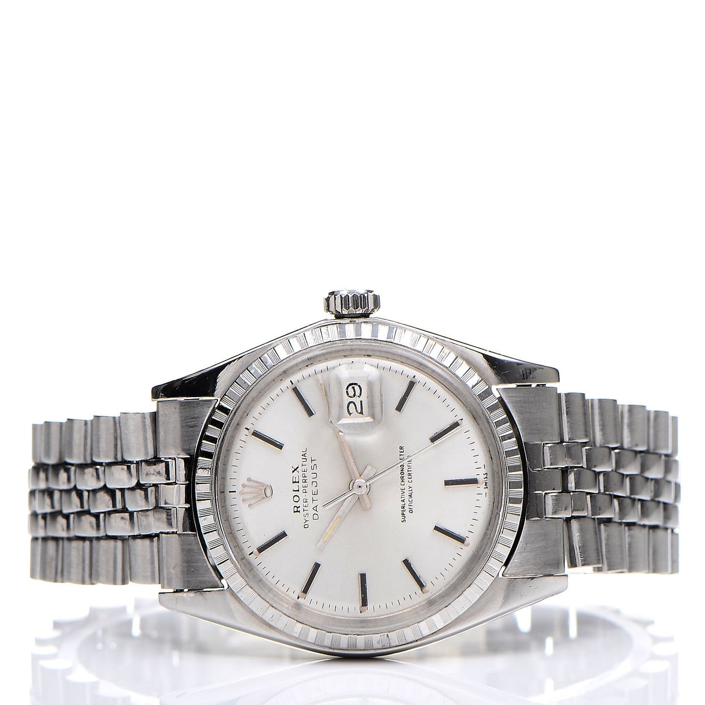 Stainless Steel 36mm Oyster Perpetual Datejust Watch Silver 16030