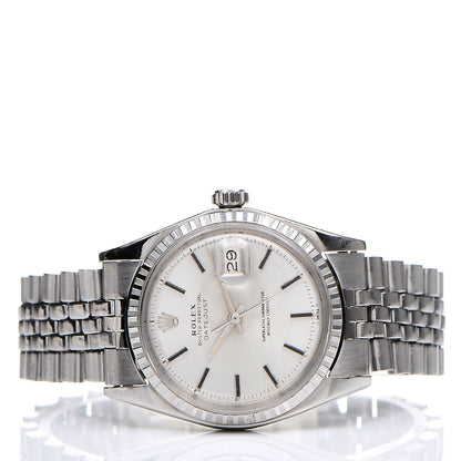 Rolex Stainless Steel 36mm Oyster Perpetual Datejust Watch Silver 16030 3 of 4