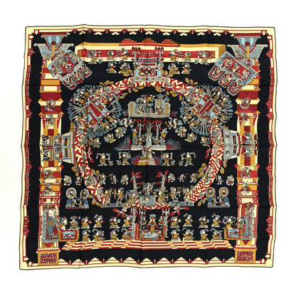 Hermes Silk Astres et Soleils Scarf 90 1 of 5