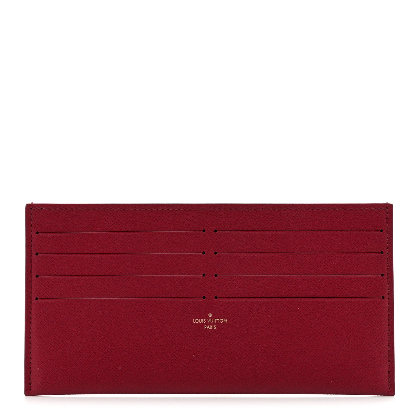 Calfskin Pochette Felicie Card Holder Insert Fuchsia