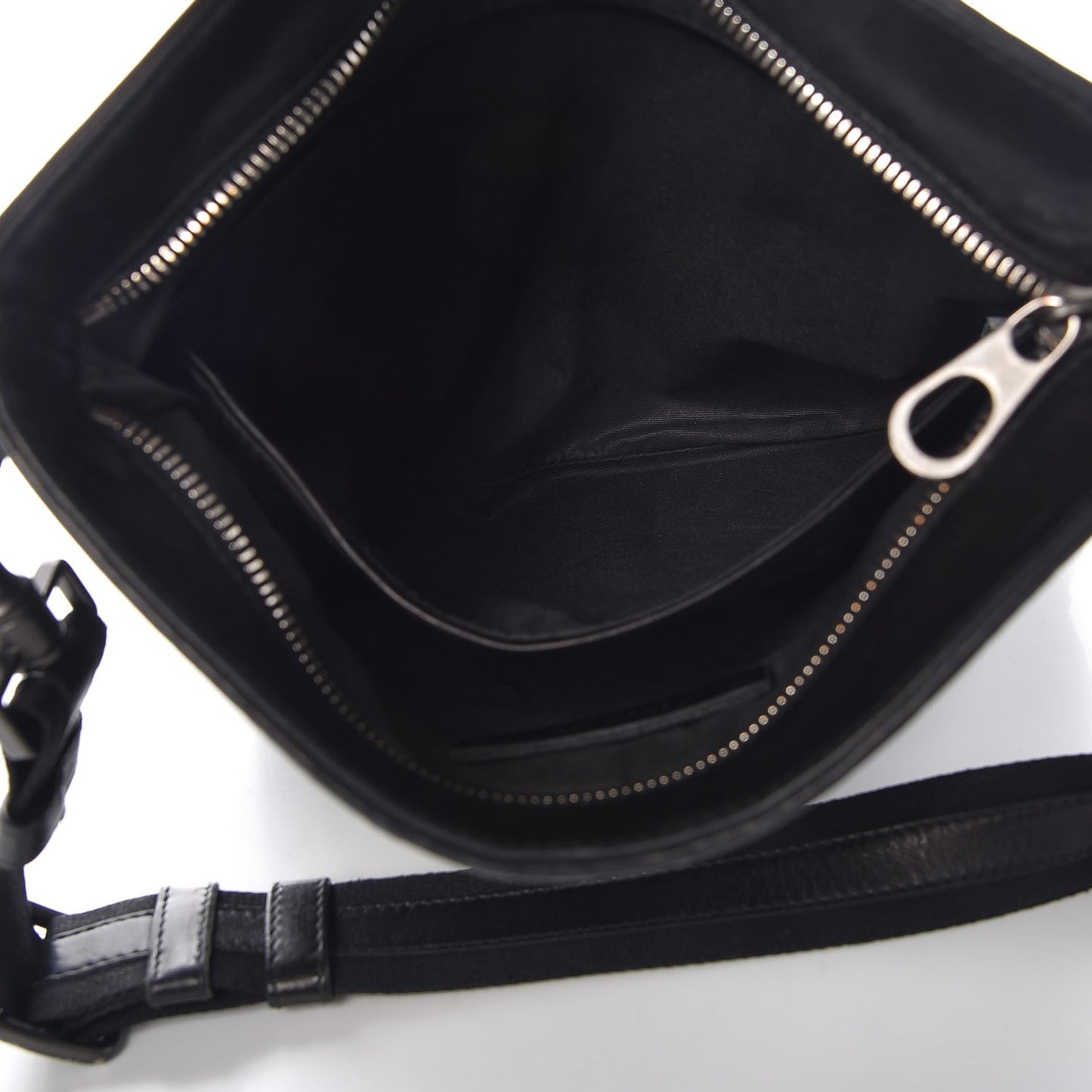 Nappa Intrecciato Crossbody Bag Nero Black