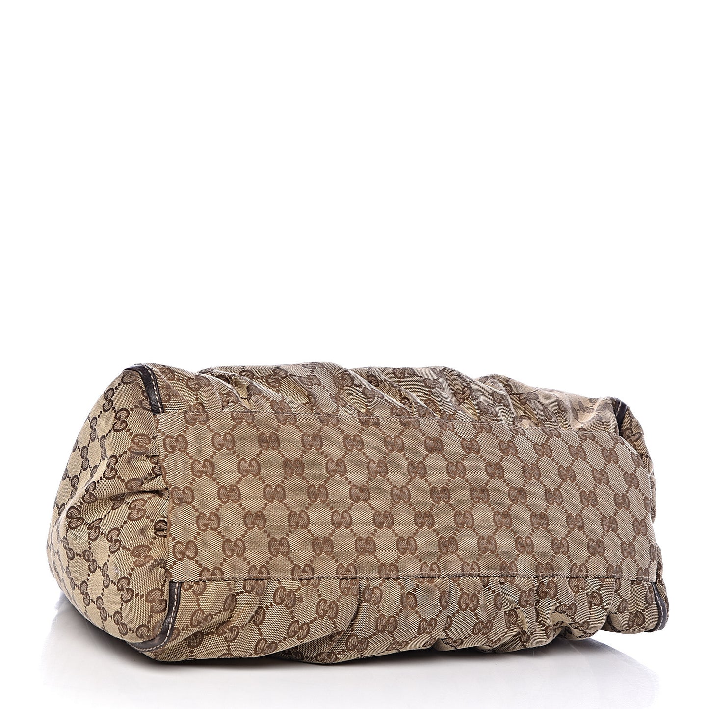 Monogram Large D Gold Hobo Dark Brown