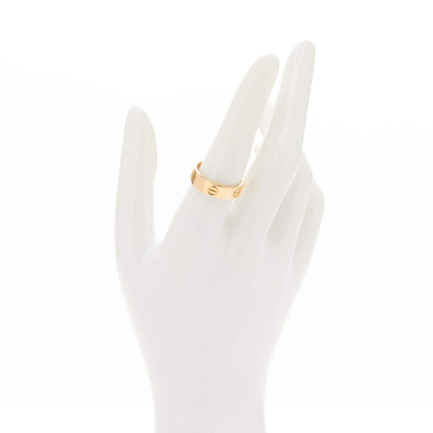 Cartier 18K Yellow Gold 5.5mm LOVE Ring 56 7.5 2 of 4