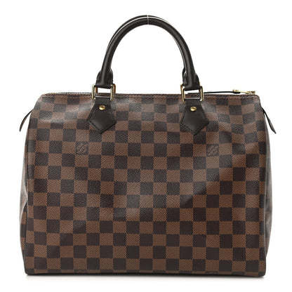 Louis Vuitton Damier Ebene Speedy 30 1 of 9