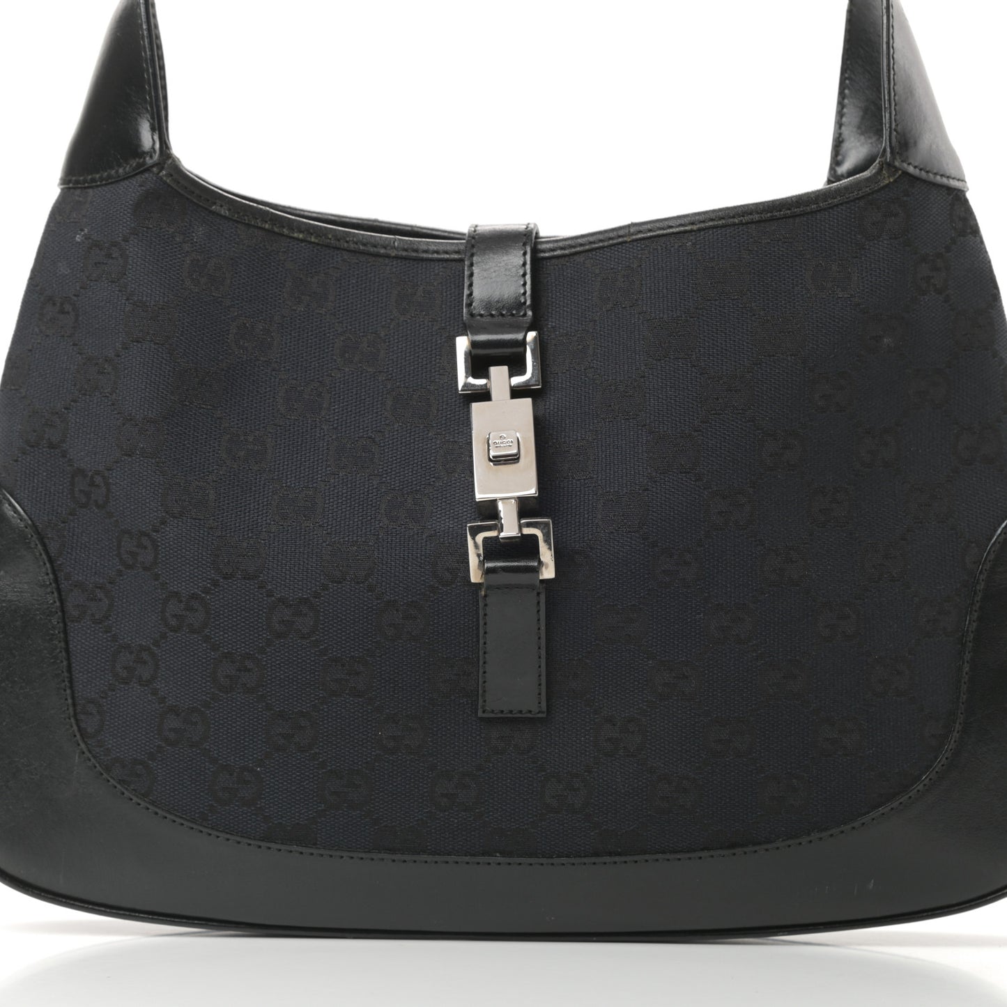 Monogram Small Jackie O Hobo Black