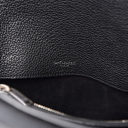 Saint Laurent Grained Calfskin Small Supple Sac De Jour Black 7 of 13