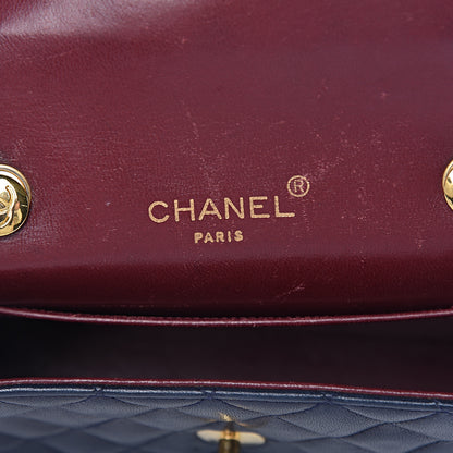Chanel Lambskin Quilted Mini Flap Navy 6 of 12