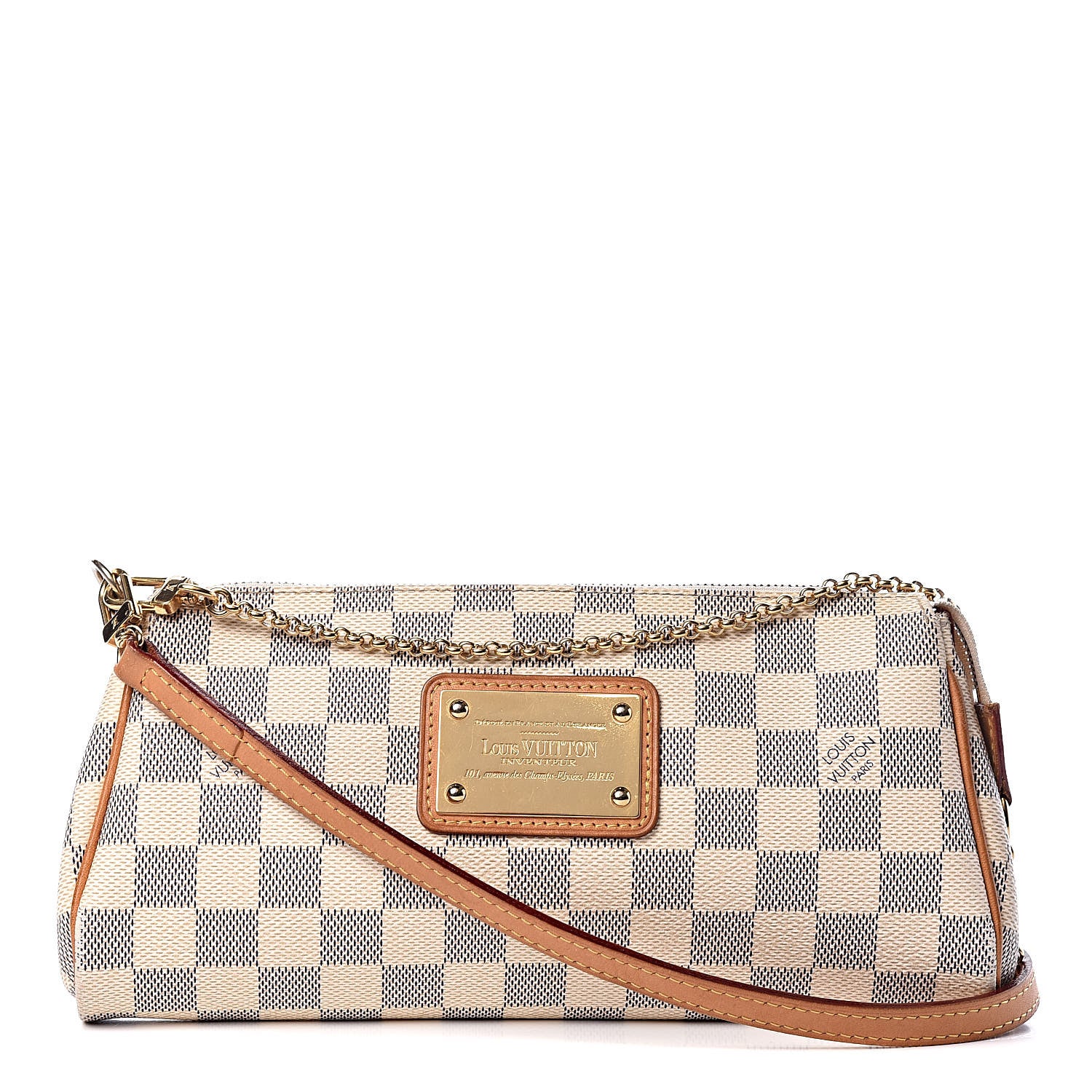 Louis Vuitton Damier Azur Eva Clutch 1 of 12