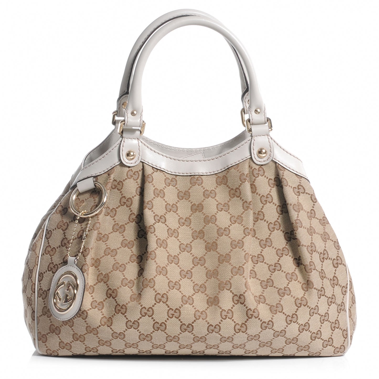 Monogram Medium Sukey Tote Off White