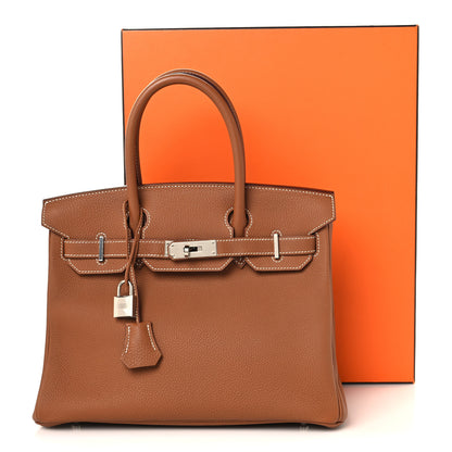 Hermes Togo Birkin 30 Gold 12 of 12