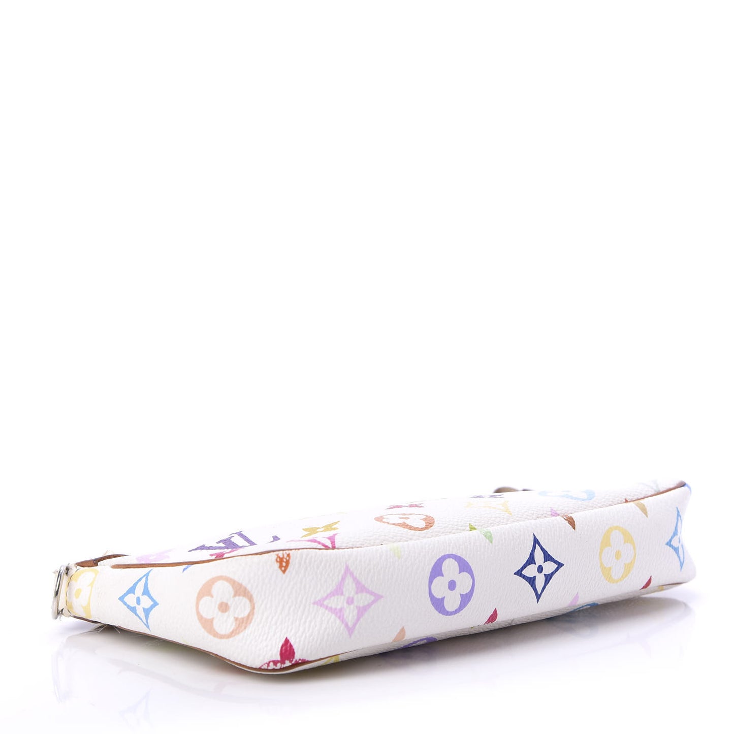 Monogram Multicolor Pochette Accessories White