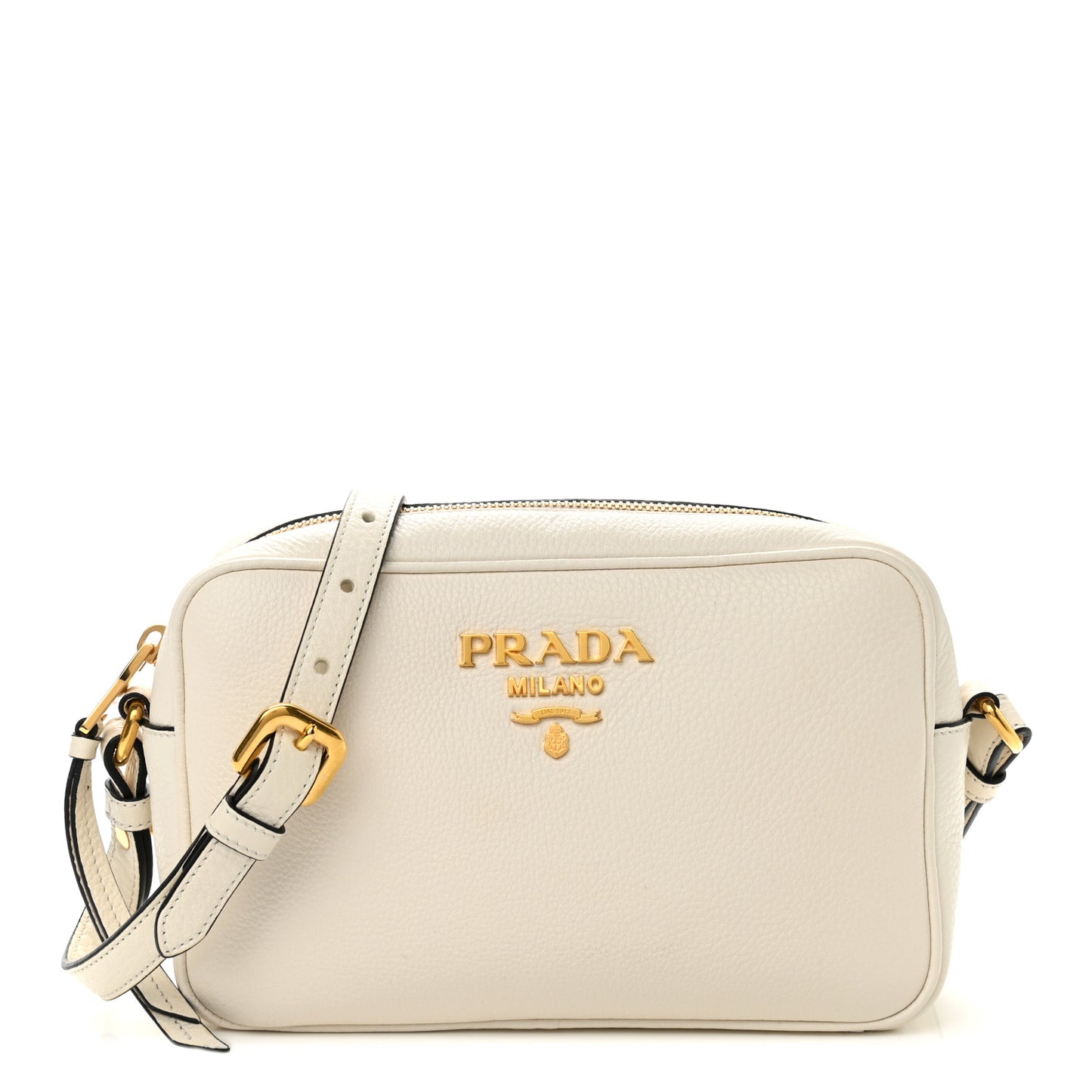 Vitello Phenix Camera Bag Bianco