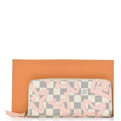 Louis Vuitton Damier Azur Tahitienne Clemence Wallet 12 of 12