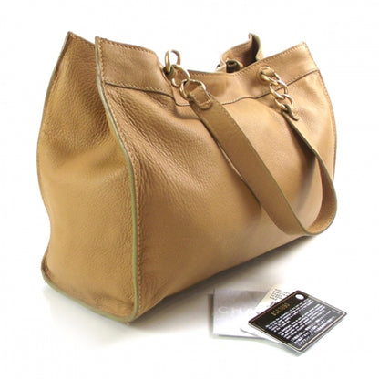 Chanel Leather CC Tote Beige 4 of 14