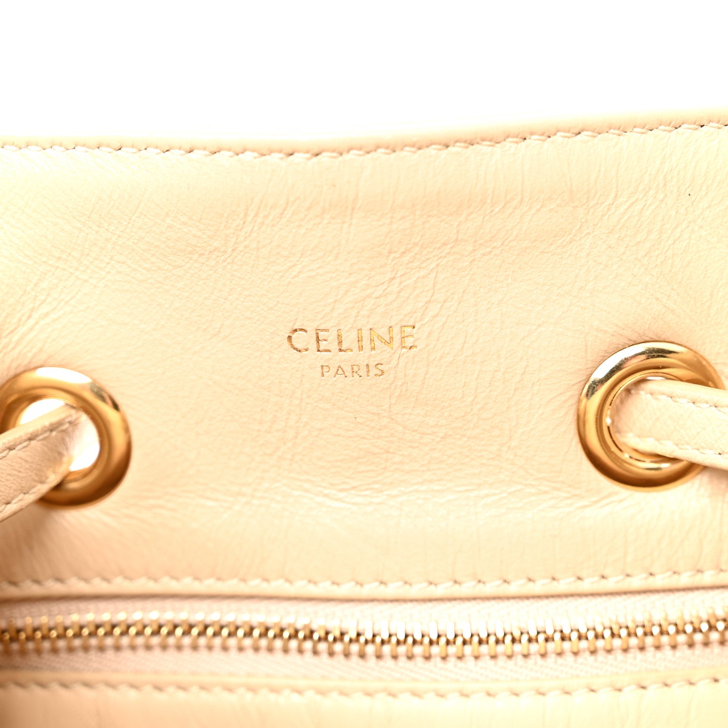Celine Calfskin Quilted Small C Backpack Nude 6 of 10