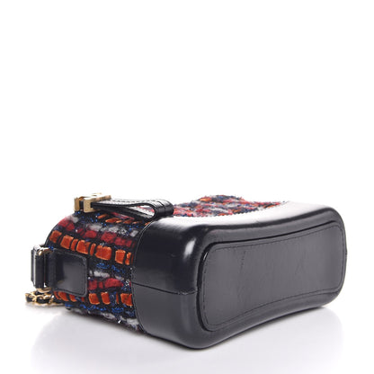 Chanel Tweed Calfskin Small Gabrielle Hobo Navy 5 of 9
