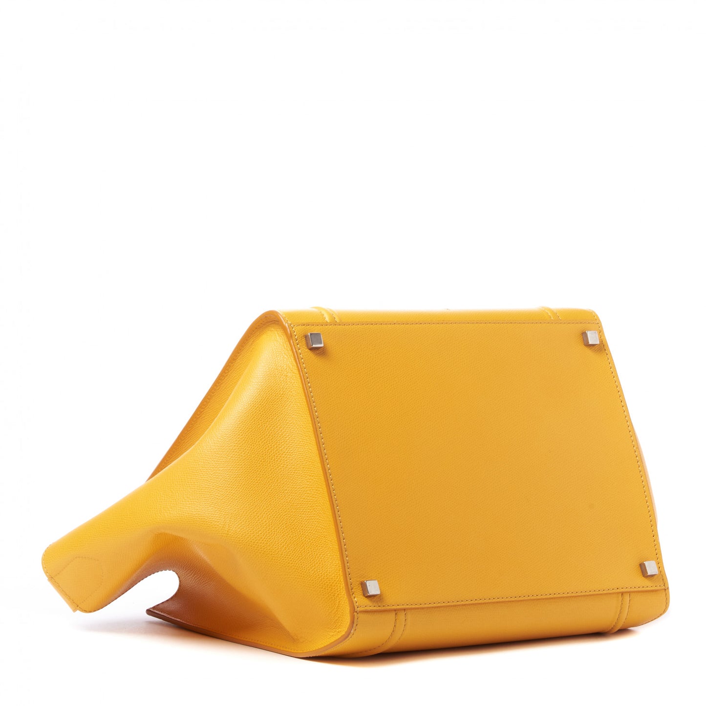 Grained Calfskin Medium Phantom Luggage Yellow