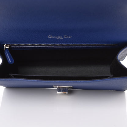 Christian Dior Grained Calfskin Medium Diorama Flap Bag Bleu De Minuit 5 of 7