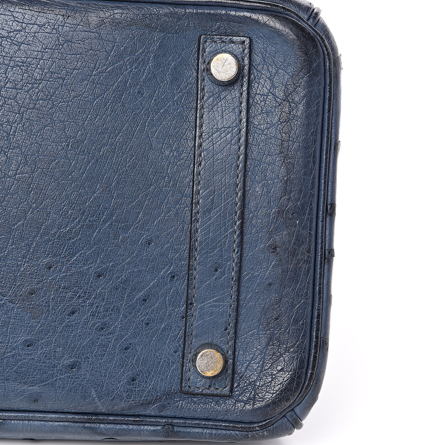 Ostrich Birkin 30 Bleu Roi