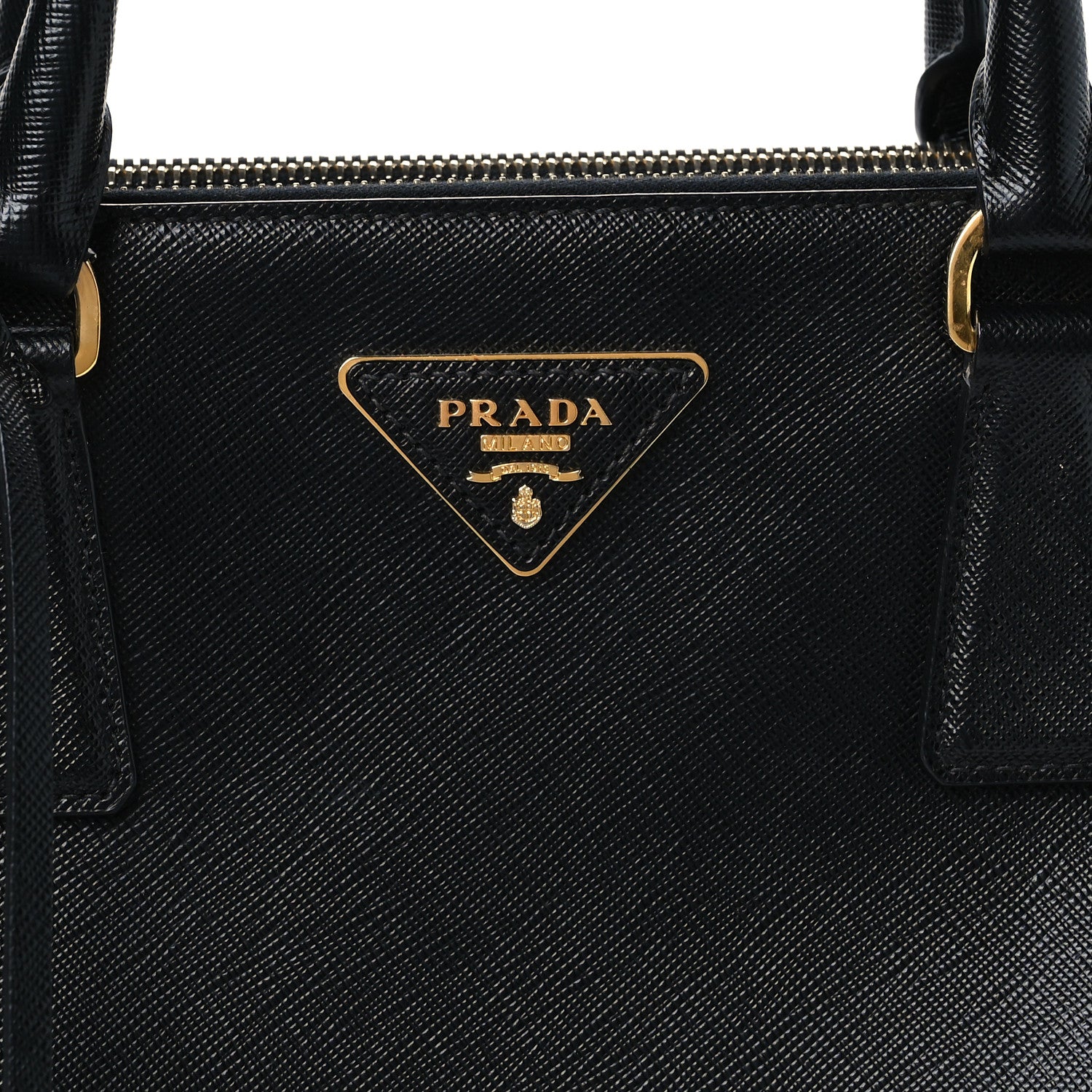 Prada Saffiano Lux Medium Galleria Double Zip Tote Black 9 of 11