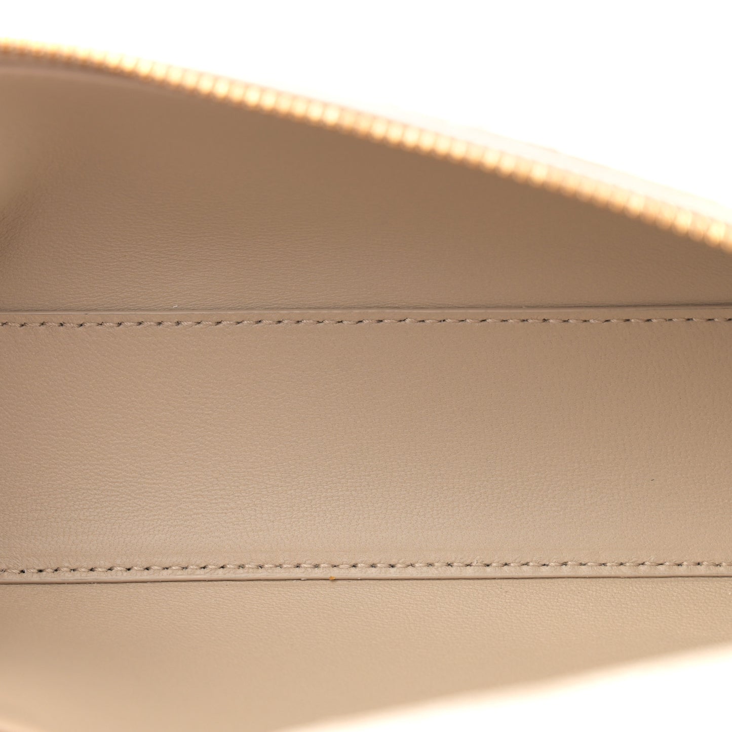 Suede Intrecciato Bang Bang Vanity Case Ecru