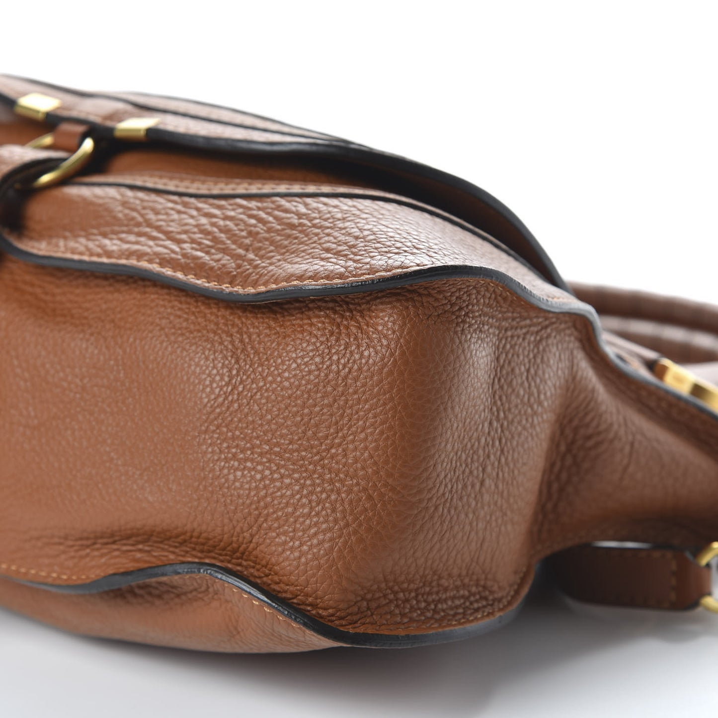 Calfskin Medium Marcie Satchel Tan