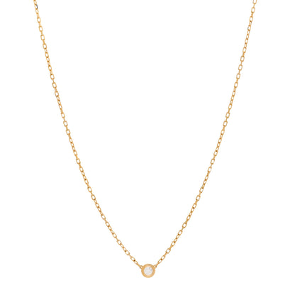 Cartier 18K Yellow Gold Diamond SM D'Amour Pendant Necklace 1 of 4