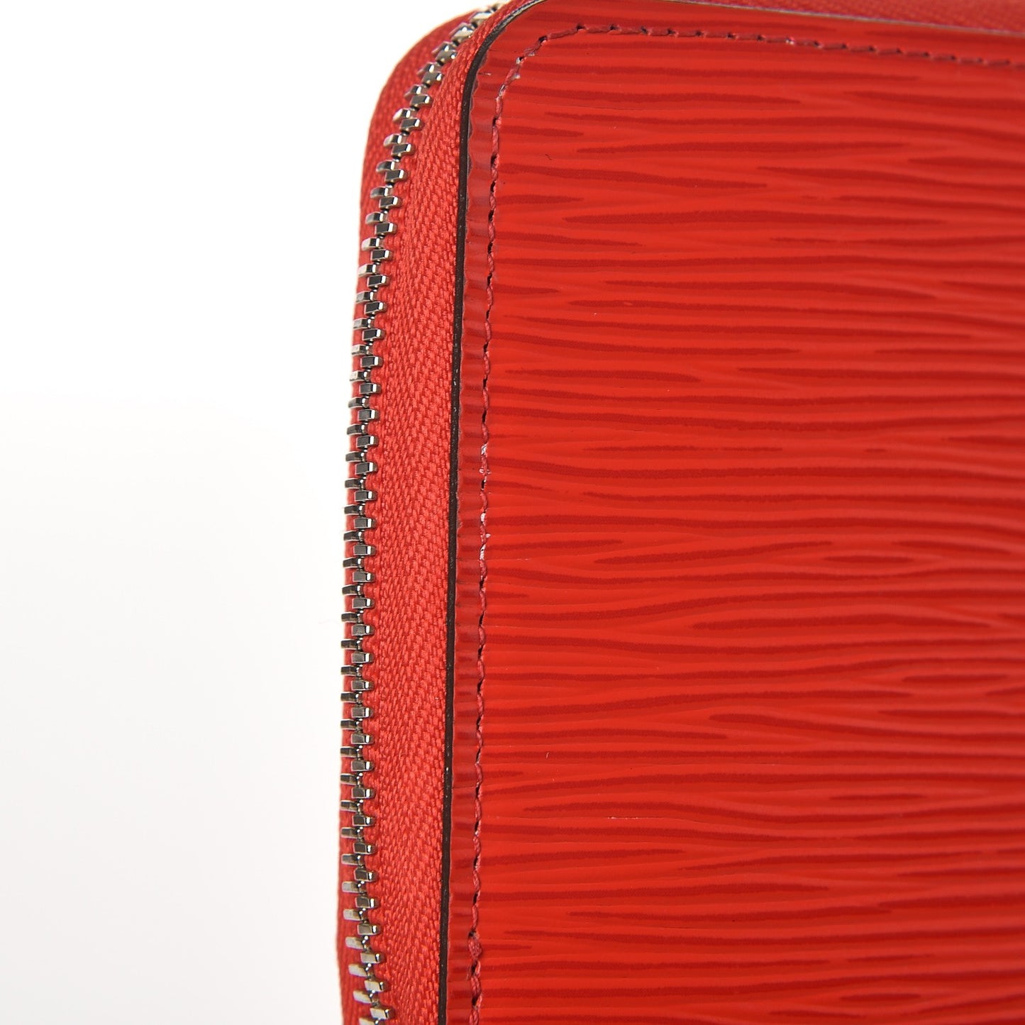 Epi Zippy Wallet Coquelicot