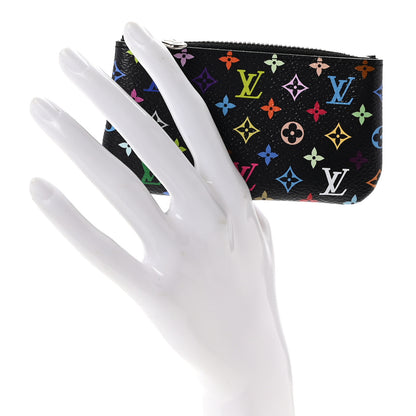 Louis Vuitton LV X TM Monogram Multicolor Key Pouch Black 2 of 7