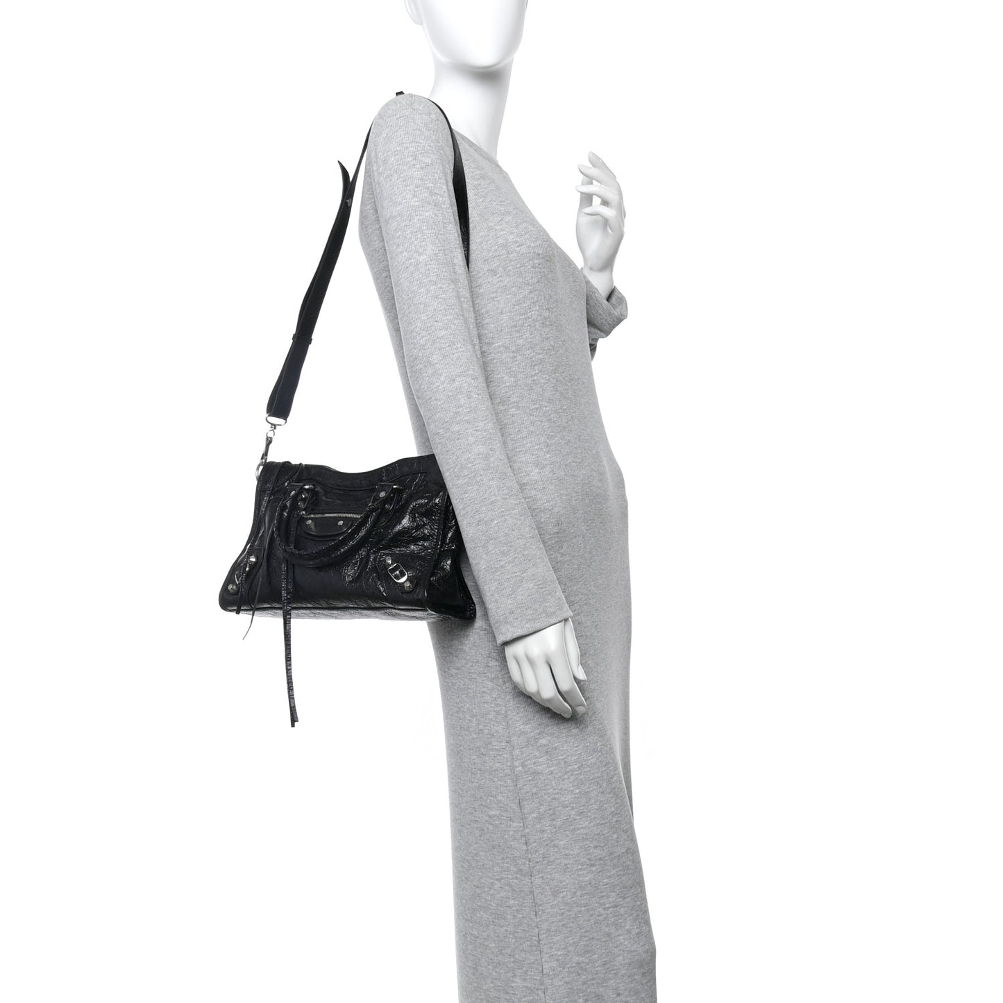 Agneau Arena Silver Hardware Small Le City Black