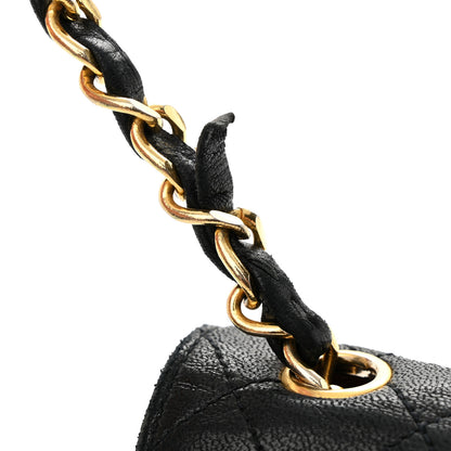 Chanel Lambskin Quilted Single Flap Bag Black 11 of 11