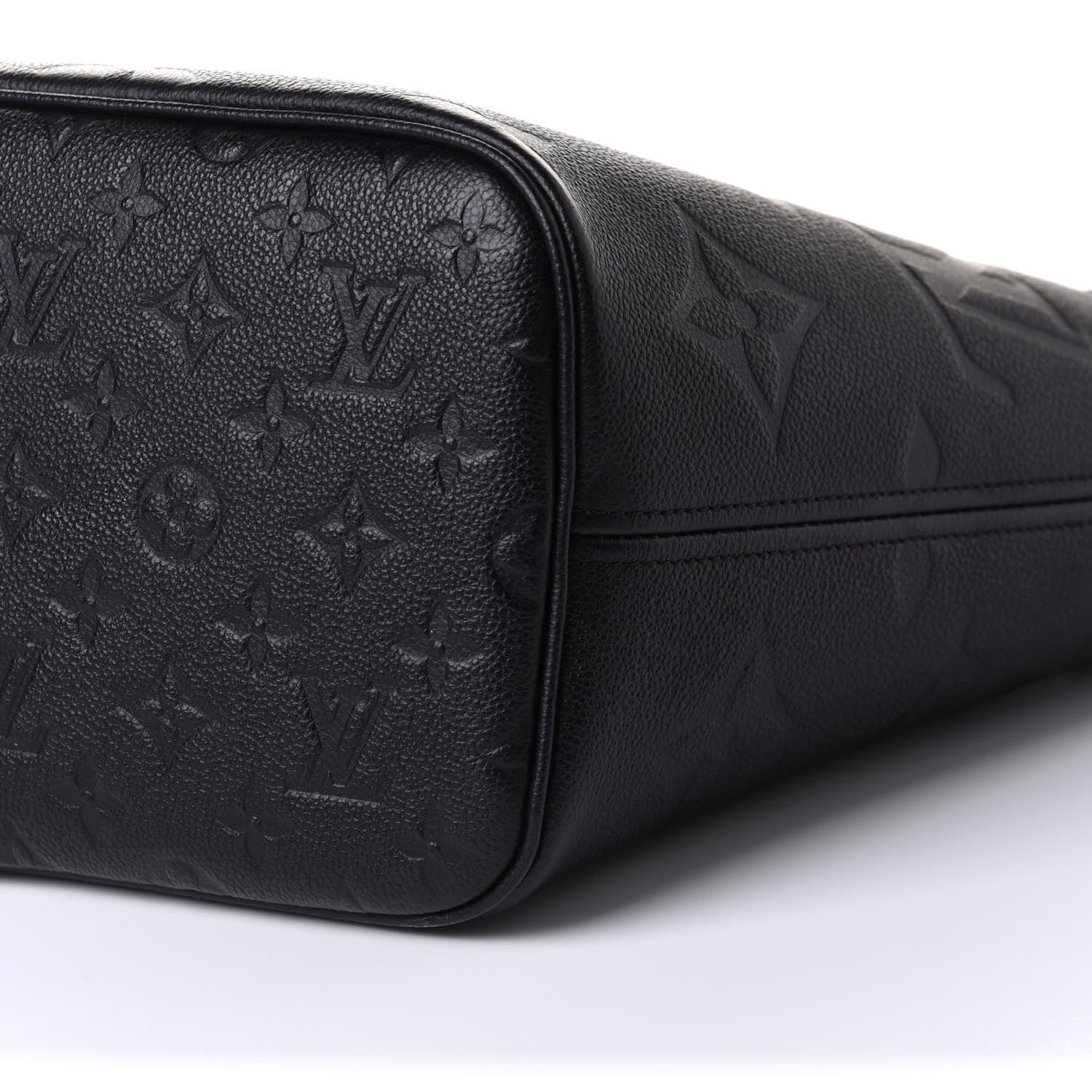 Louis Vuitton Empreinte Monogram Giant Neverfull MM Black 9 of 10