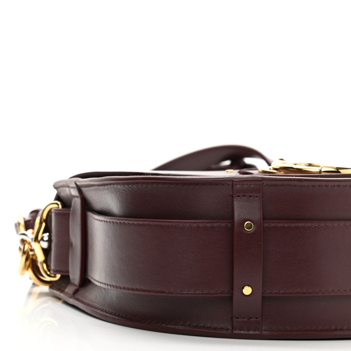 Calfskin Large Tess Bag Burnt Brown