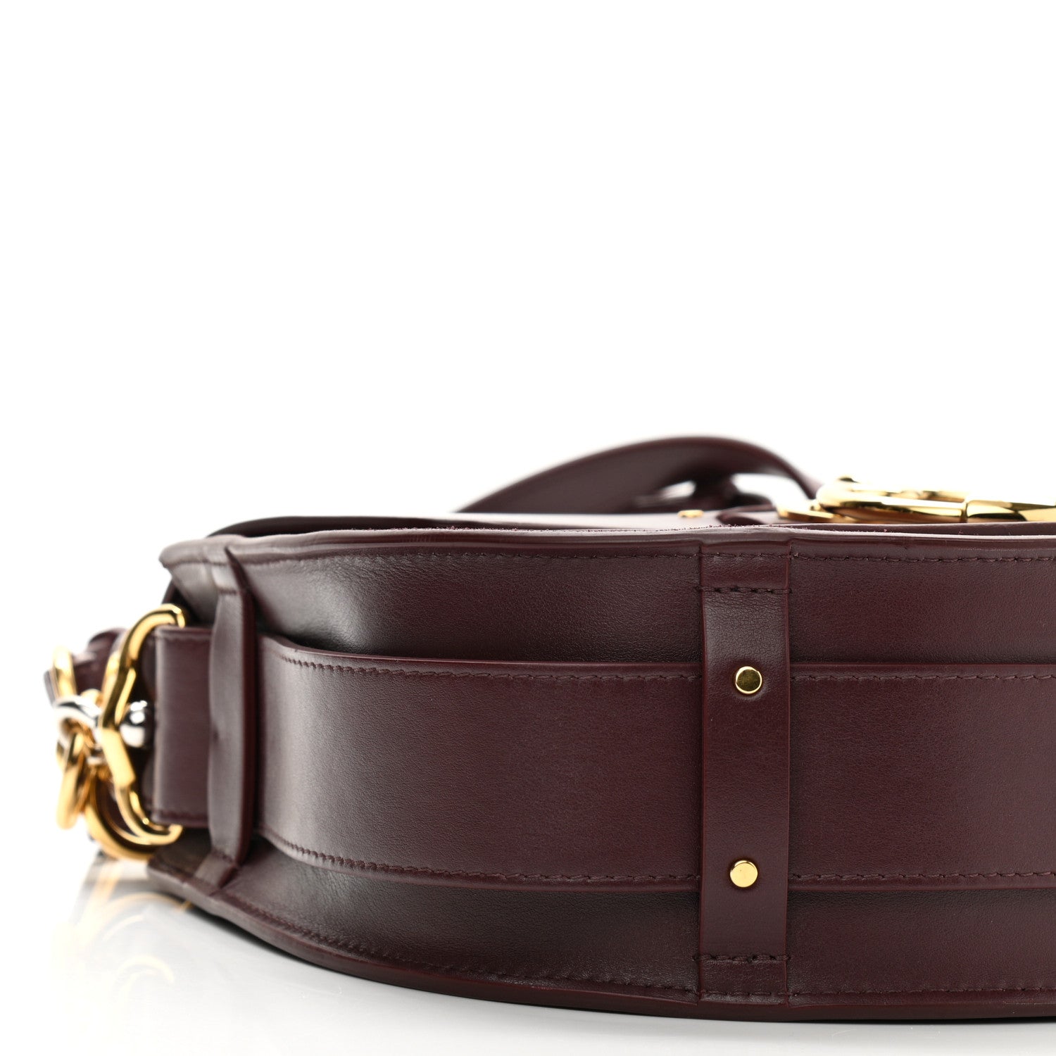 Chloe Calfskin Large Tess Bag Burnt Brown 9 of 10