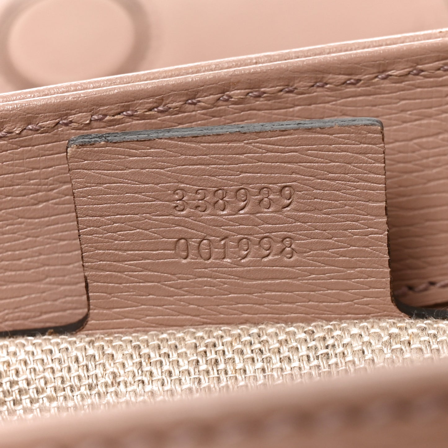 Calfskin Bamboo Bullet Top Handle Bag Blush