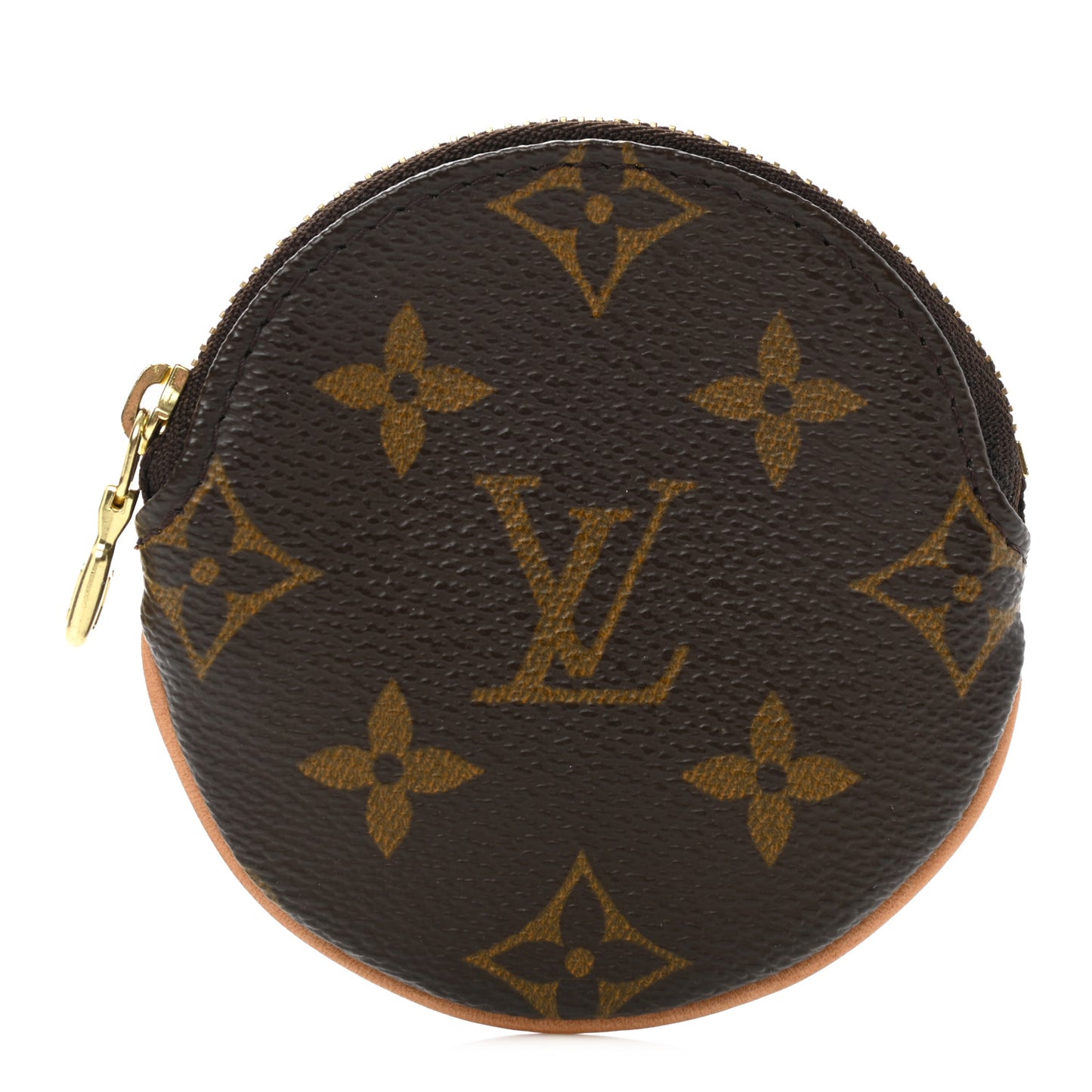 Monogram Round Coin Purse
