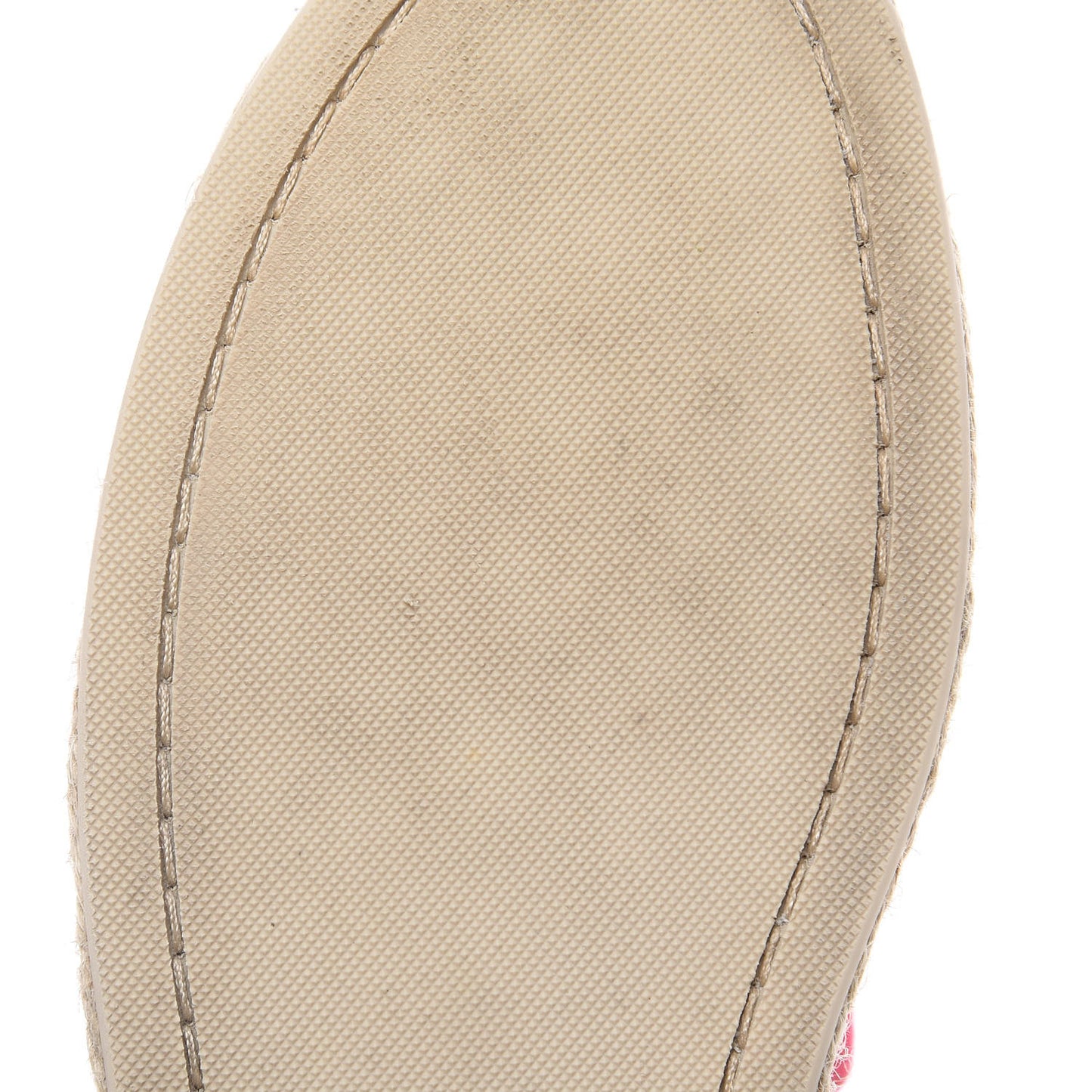 Canvas Blue Shore Espadrille Flats 36 Corail
